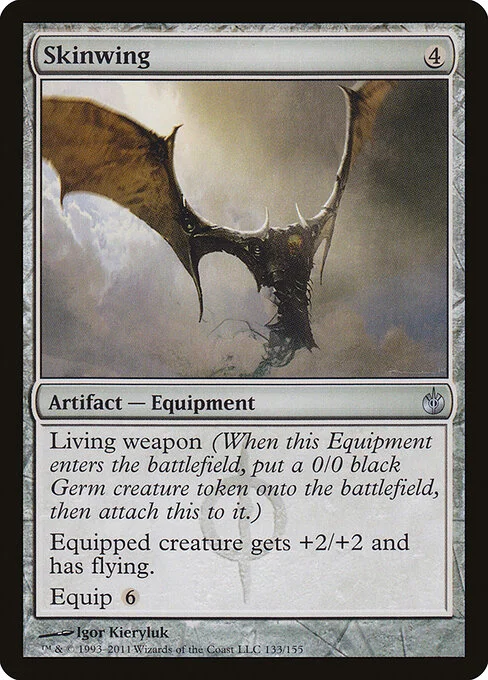 Skinwing, carta Magic di tipo Artifact — Equipment illustrata da Igor Kieryluk