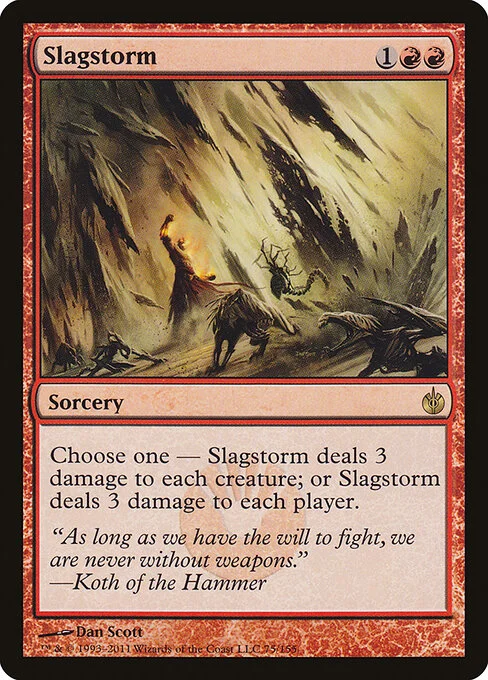 Slagstorm, carta Magic di tipo Sorcery illustrata da Dan Murayama Scott