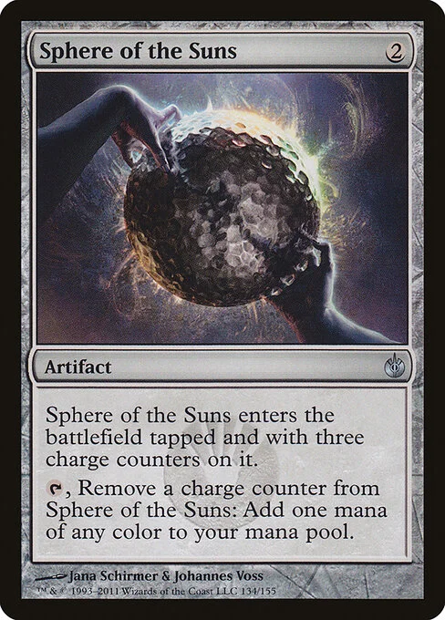 Sphere of the Suns, carta Magic di tipo Artifact illustrata da Jana Schirmer & Johannes Voss