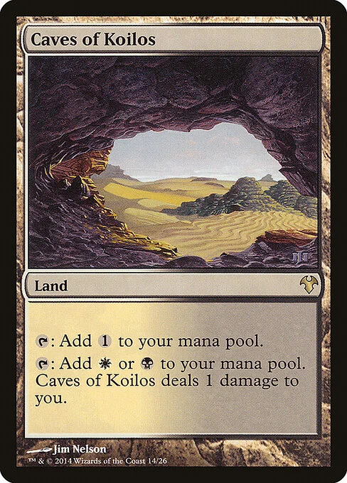 Caves of Koilos, carta Magic di tipo Land illustrata da Jim Nelson