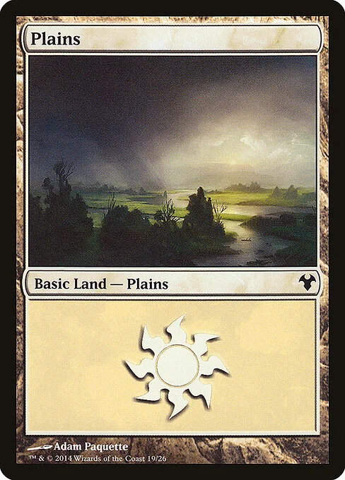 Plains, carta Magic di tipo Basic Land — Plains illustrata da Adam Paquette