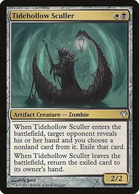 Tidehollow Sculler, carta Magic di tipo Artifact Creature — Zombie illustrata da rk post