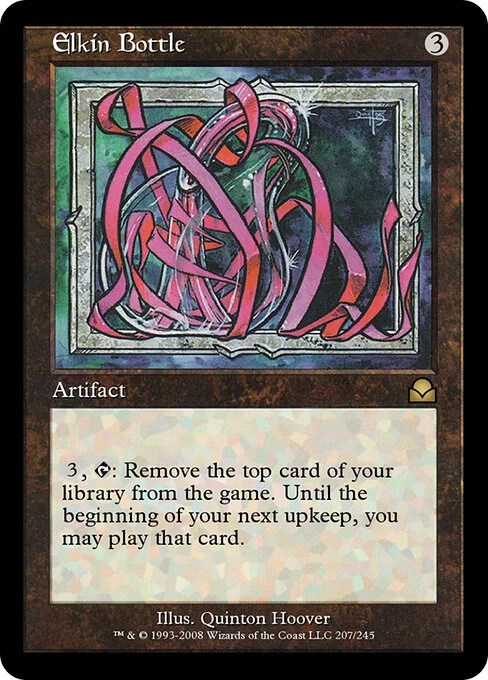 Elkin Bottle, carta Magic di tipo Artifact illustrata da Quinton Hoover