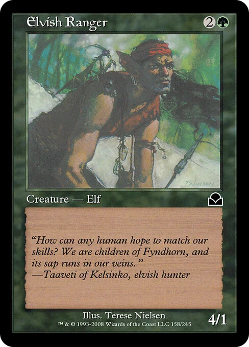 Elvish Ranger, carta Magic di tipo Creature — Elf Ranger illustrata da Terese Nielsen