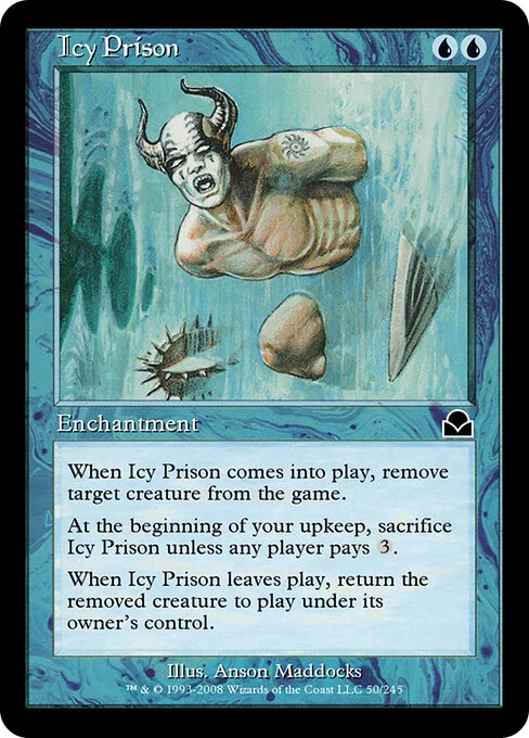 Icy Prison, carta Magic di tipo Enchantment illustrata da Anson Maddocks