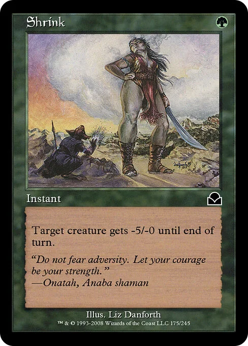 Shrink, carta Magic di tipo Instant illustrata da Liz Danforth