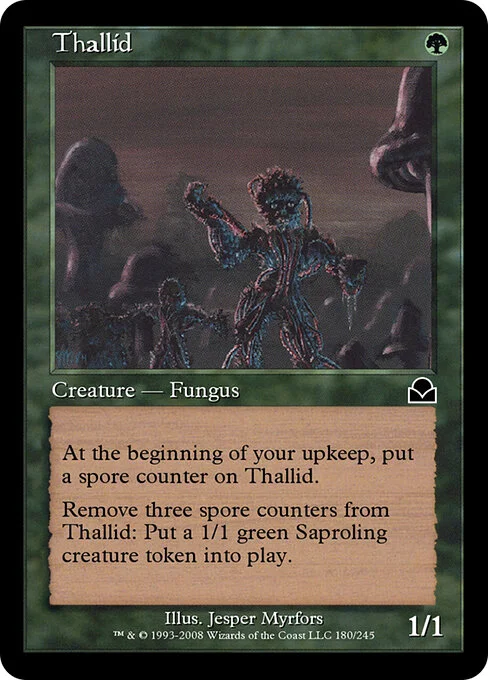 Thallid, carta Magic di tipo Creature — Fungus illustrata da Jesper Myrfors