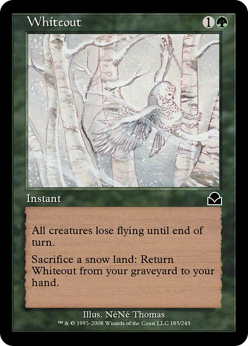 Whiteout, carta Magic di tipo Instant illustrata da NéNé Thomas