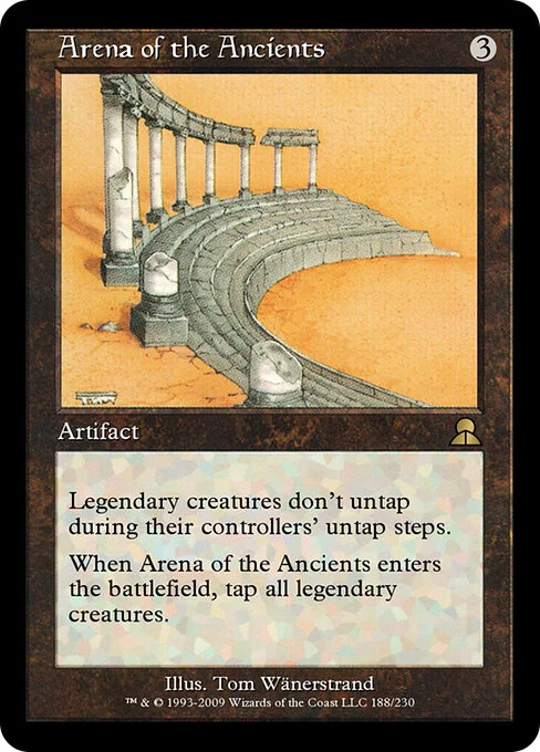 Arena of the Ancients, carta Magic di tipo Artifact illustrata da Tom Wänerstrand
