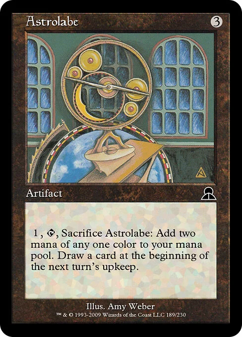 Astrolabe, carta Magic di tipo Artifact illustrata da Amy Weber