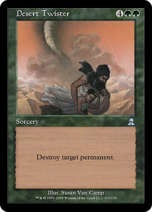 Desert Twister, carta Magic di tipo Sorcery illustrata da Susan Van Camp