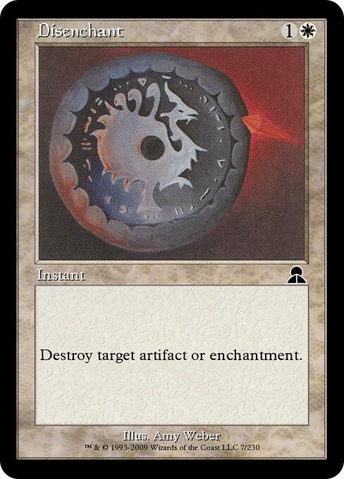 Disenchant, carta Magic di tipo Instant illustrata da Amy Weber