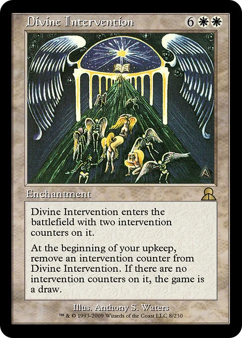 Divine Intervention, carta Magic di tipo Enchantment illustrata da Amy Weber