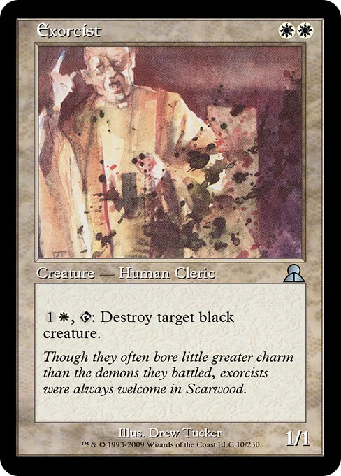 Exorcist, carta Magic di tipo Creature — Human Cleric illustrata da Drew Tucker