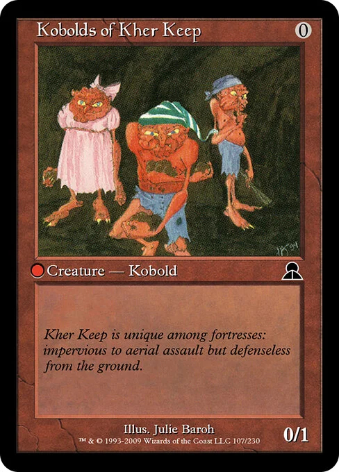 Kobolds of Kher Keep, carta Magic di tipo Creature — Kobold illustrata da Julie Baroh