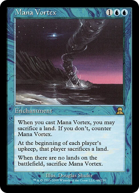 Mana Vortex, carta Magic di tipo Enchantment illustrata da Douglas Shuler