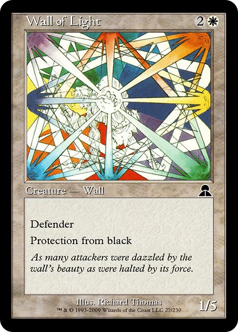 Wall of Light, carta Magic di tipo Creature — Wall illustrata da Richard Thomas