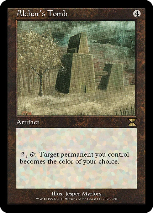Alchor's Tomb, carta Magic di tipo Artifact illustrata da Jesper Myrfors