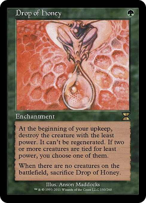 Drop of Honey, carta Magic di tipo Enchantment illustrata da Anson Maddocks