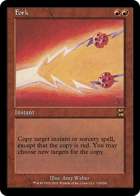 Fork, carta Magic di tipo Instant illustrata da Amy Weber