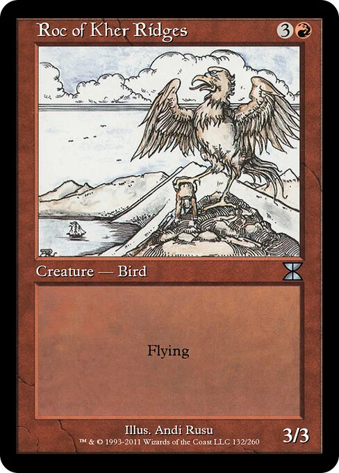 Roc of Kher Ridges, carta Magic di tipo Creature — Bird illustrata da Andi Rusu