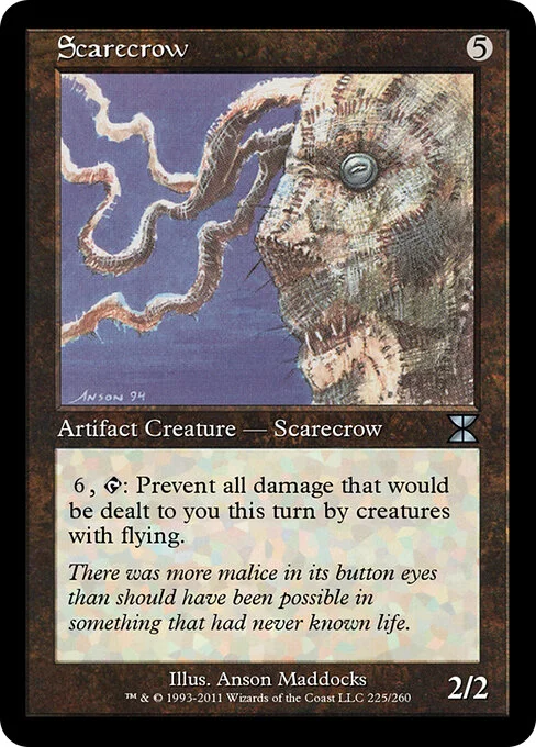 Scarecrow, carta Magic di tipo Artifact Creature — Scarecrow illustrata da Anson Maddocks