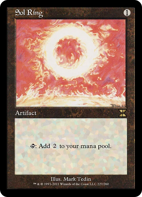Sol Ring, carta Magic di tipo Artifact illustrata da Mark Tedin