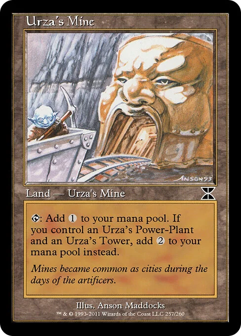 Urza's Mine, carta Magic di tipo Land — Urza's Mine illustrata da Anson Maddocks