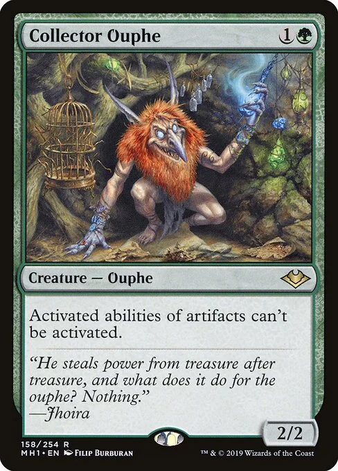 Collector Ouphe, carta Magic di tipo Creature — Ouphe illustrata da Filip Burburan
