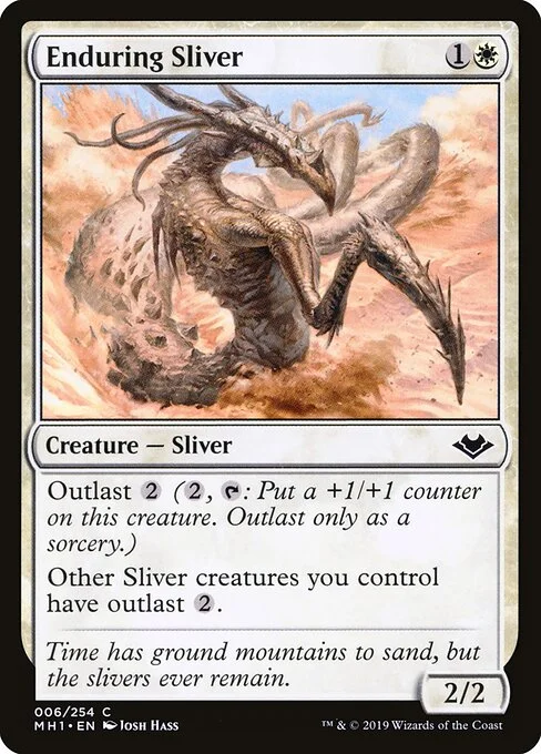Enduring Sliver, carta Magic di tipo Creature — Sliver illustrata da Josh Hass