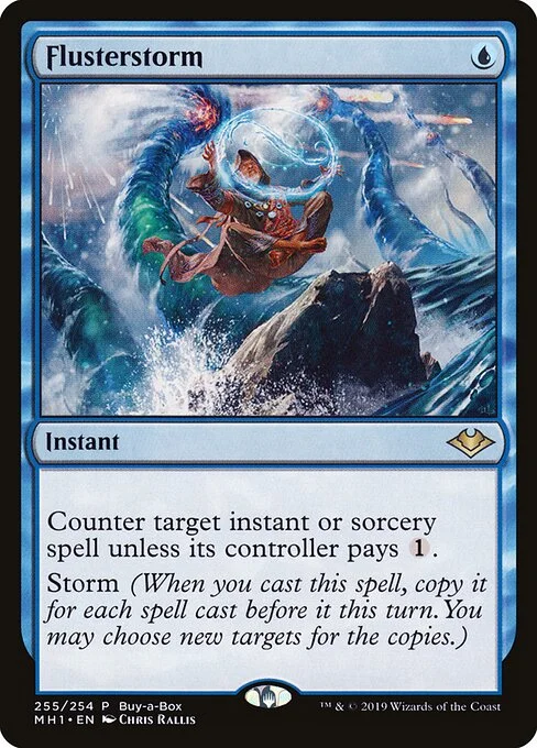 Flusterstorm, carta Magic di tipo Instant illustrata da Chris Rallis
