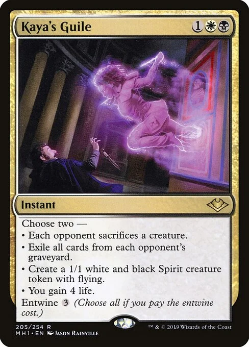 Kaya's Guile, carta Magic di tipo Instant illustrata da Jason Rainville