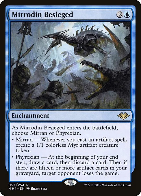 Mirrodin Besieged, carta Magic di tipo Enchantment illustrata da Bram Sels