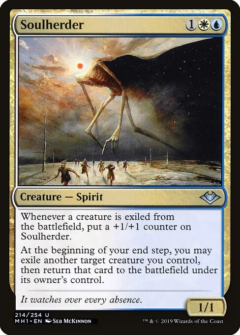 Soulherder, carta Magic di tipo Creature — Spirit illustrata da Seb McKinnon