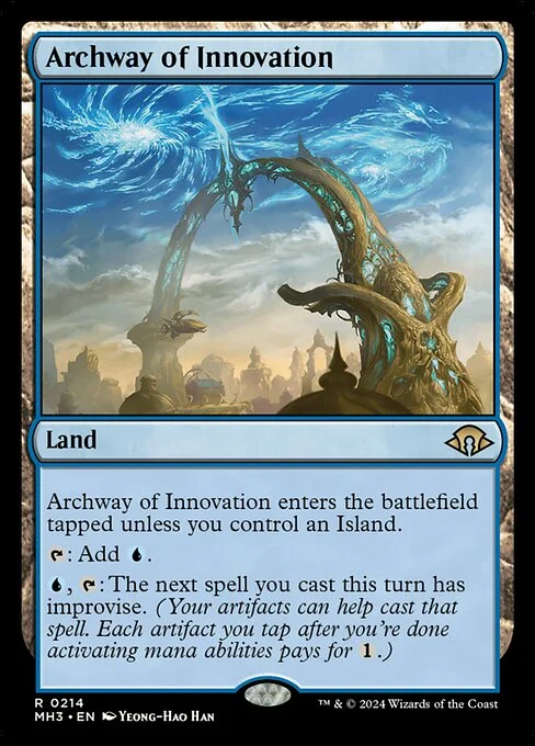 Archway of Innovation, carta Magic di tipo Land illustrata da Yeong-Hao Han