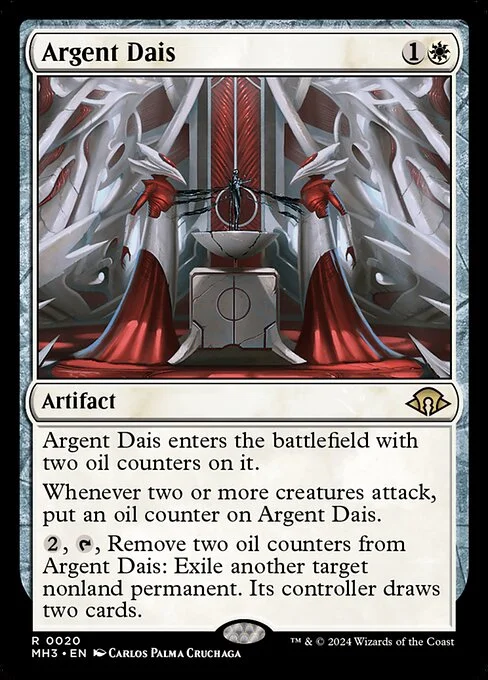 Argent Dais, carta Magic di tipo Artifact illustrata da Carlos Palma Cruchaga