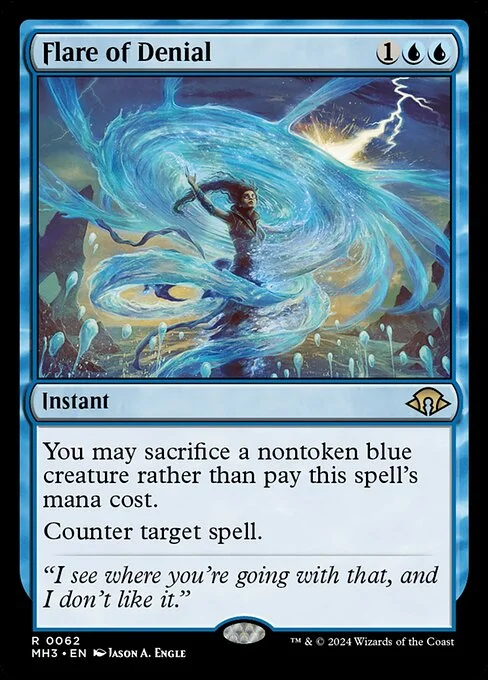 Flare of Denial, carta Magic di tipo Instant illustrata da Jason A. Engle