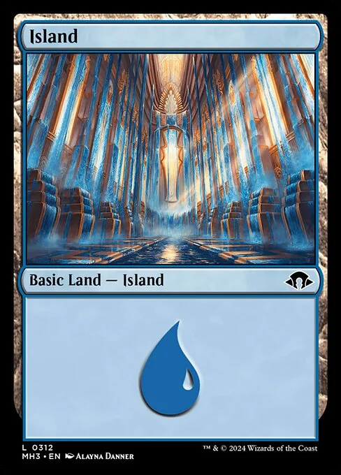 Island, carta Magic di tipo Basic Land — Island illustrata da Alayna Danner
