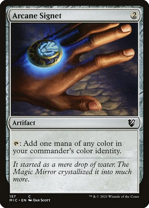Arcane Signet, carta Magic di tipo Artifact illustrata da Dan Murayama Scott