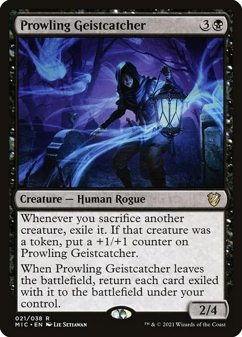 Prowling Geistcatcher, carta Magic di tipo Creature — Human Rogue illustrata da Lie Setiawan