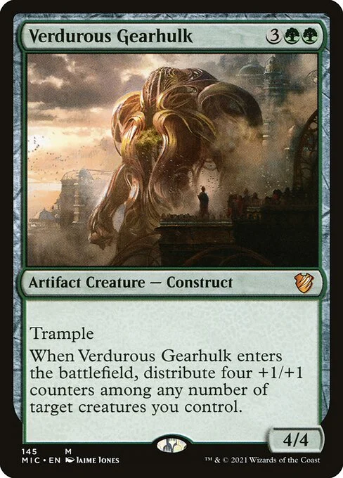 Verdurous Gearhulk, carta Magic di tipo Artifact Creature — Construct illustrata da Jaime Jones