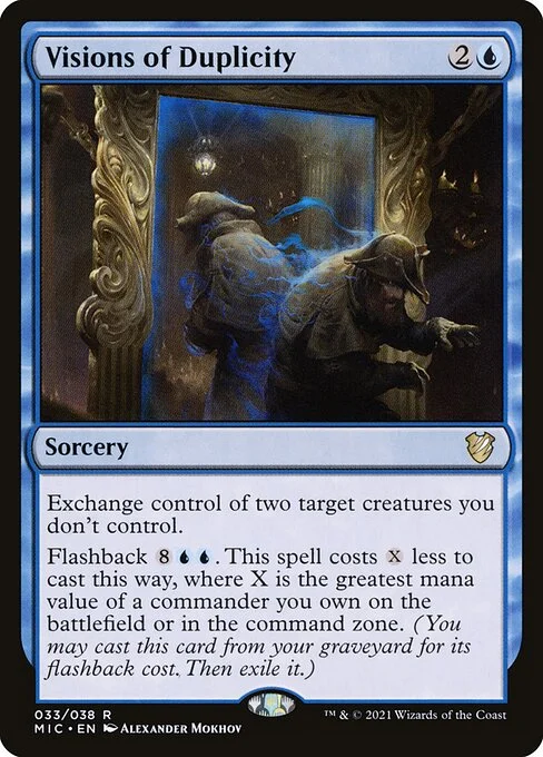 Visions of Duplicity, carta Magic di tipo Sorcery illustrata da Alexander Mokhov