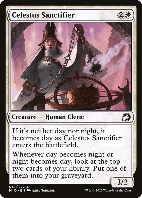 Celestus Sanctifier, carta Magic di tipo Creature — Human Cleric illustrata da Irina Nordsol
