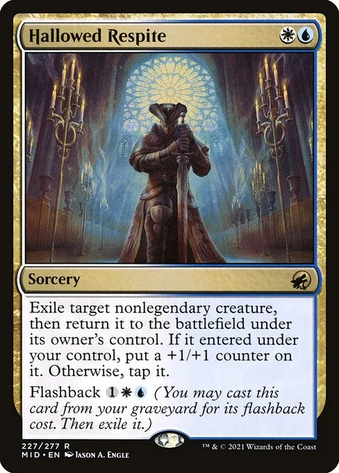 Hallowed Respite, carta Magic di tipo Sorcery illustrata da Jason A. Engle