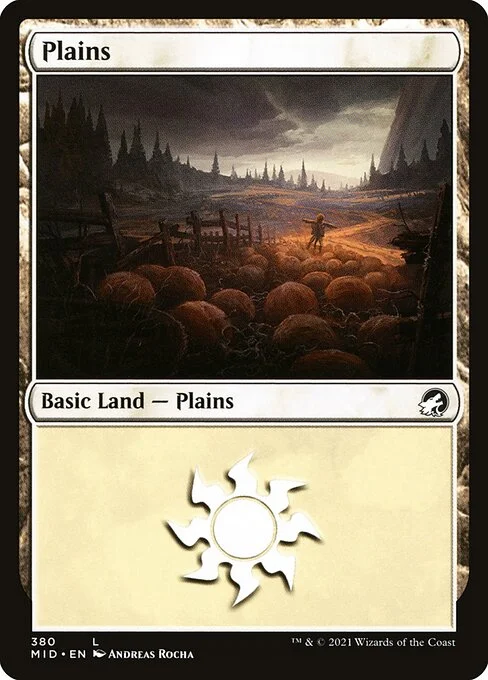 Plains, carta Magic di tipo Basic Land — Plains illustrata da Andreas Rocha