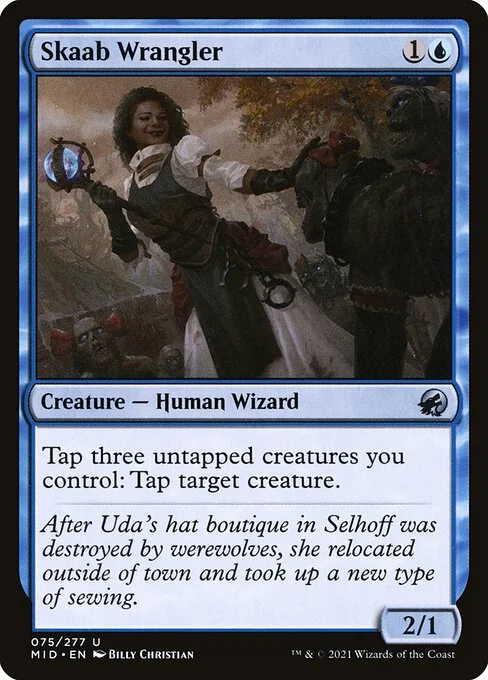 Skaab Wrangler, carta Magic di tipo Creature — Human Wizard illustrata da Billy Christian