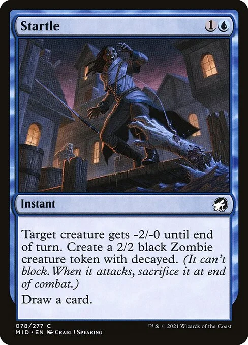 Startle, carta Magic di tipo Instant illustrata da Craig J Spearing