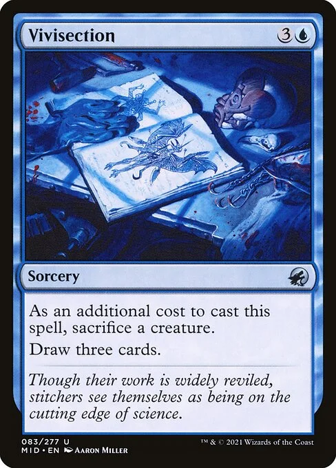 Vivisection, carta Magic di tipo Sorcery illustrata da Aaron Miller