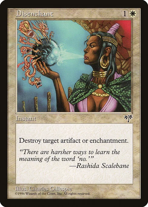 Disenchant, carta Magic di tipo Instant illustrata da Charles Gillespie