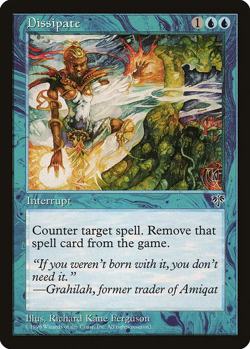 Dissipate, carta Magic di tipo Instant illustrata da Richard Kane Ferguson